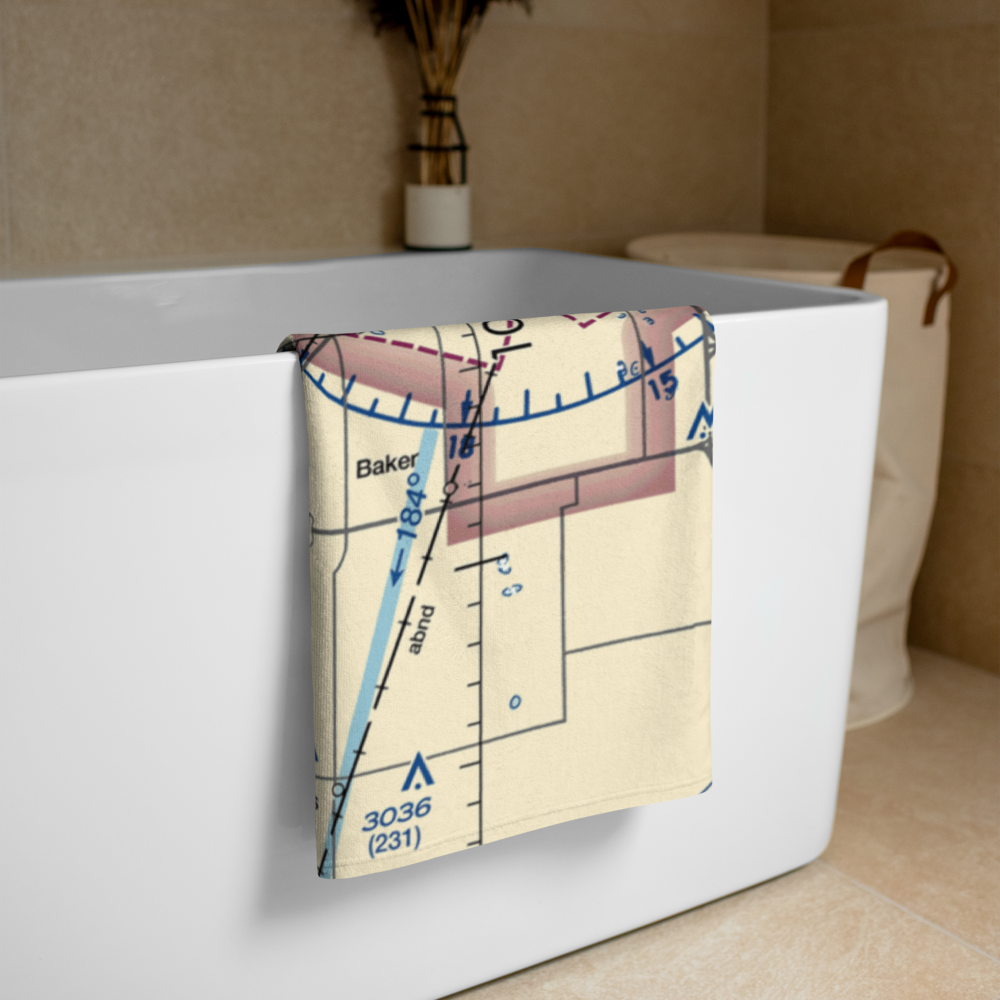 Hooker Municipal Airport (O45) VFR Sectional Towel 