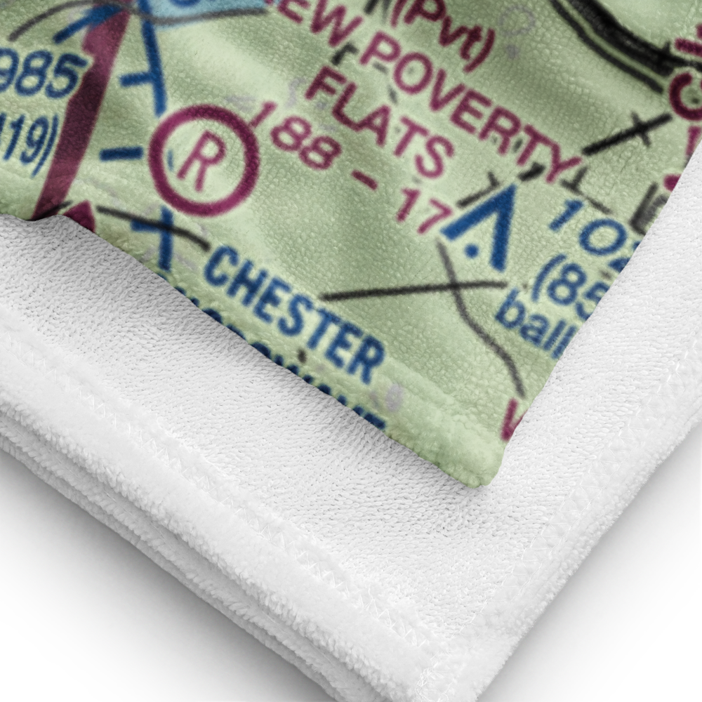 Hooksett's Seaplane Landing (37NH) VFR Sectional Towel 