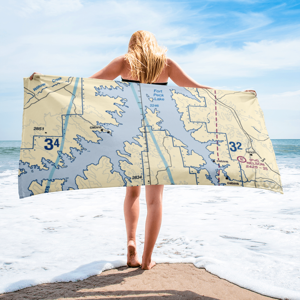 Hoolie Airport (10MT) VFR Sectional Towel 