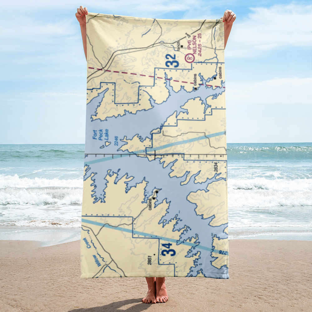 Hoolie Airport (10MT) VFR Sectional Towel 
