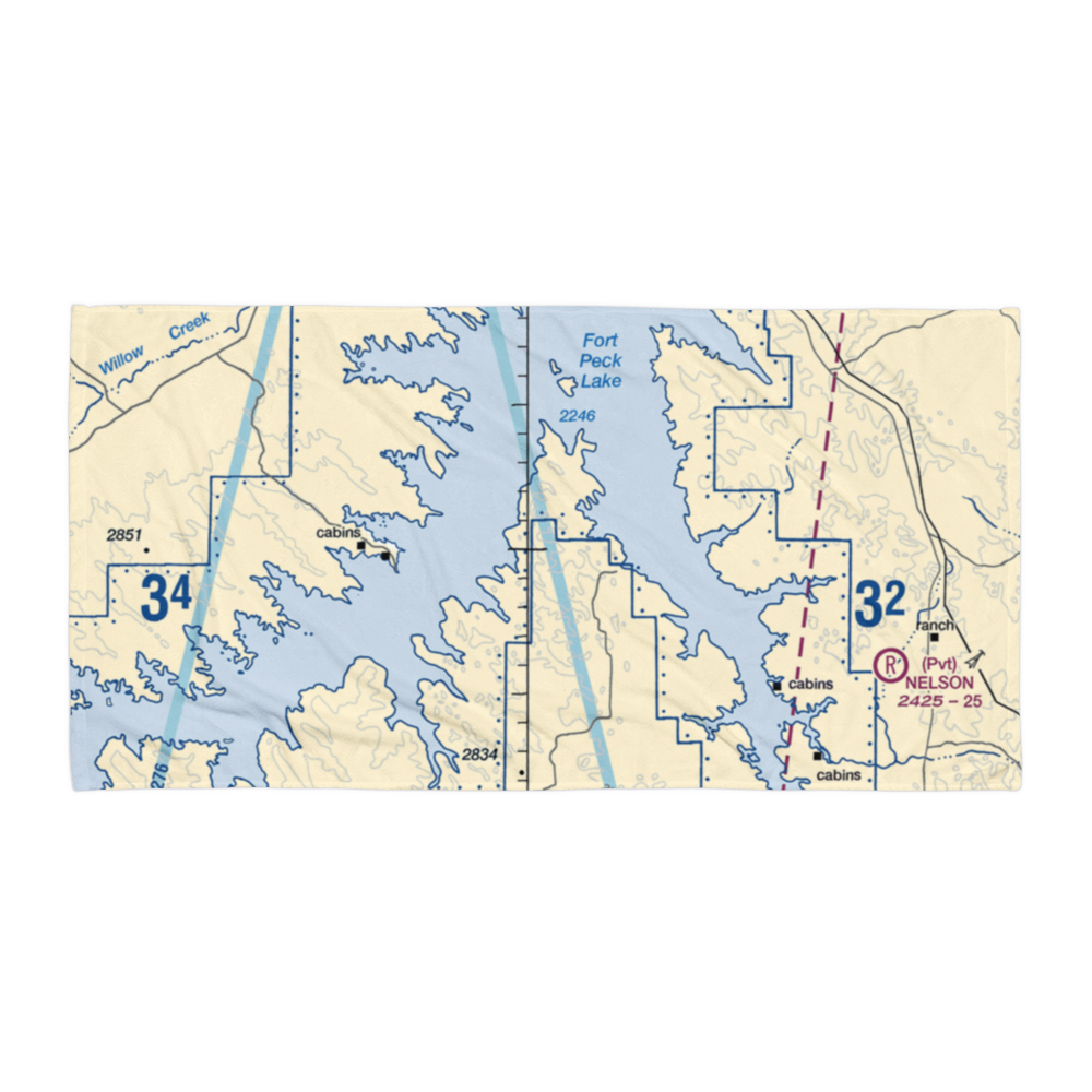 Hoolie Airport (10MT) VFR Sectional Towel 