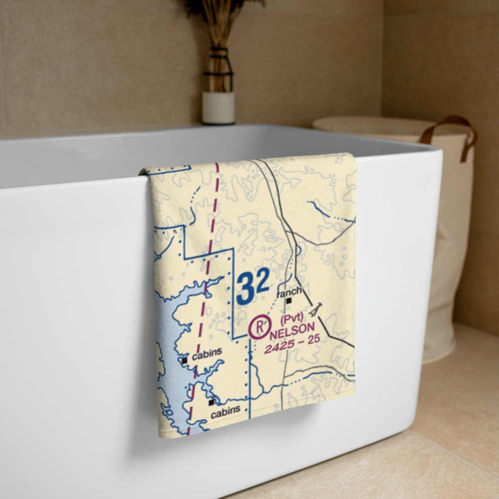 Hoolie Airport (10MT) VFR Sectional Towel 