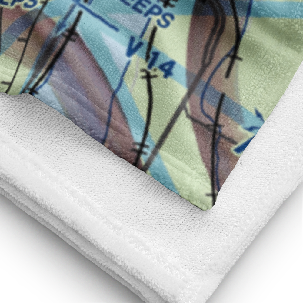 Hopewell Airpark (90NY) VFR Sectional Towel 