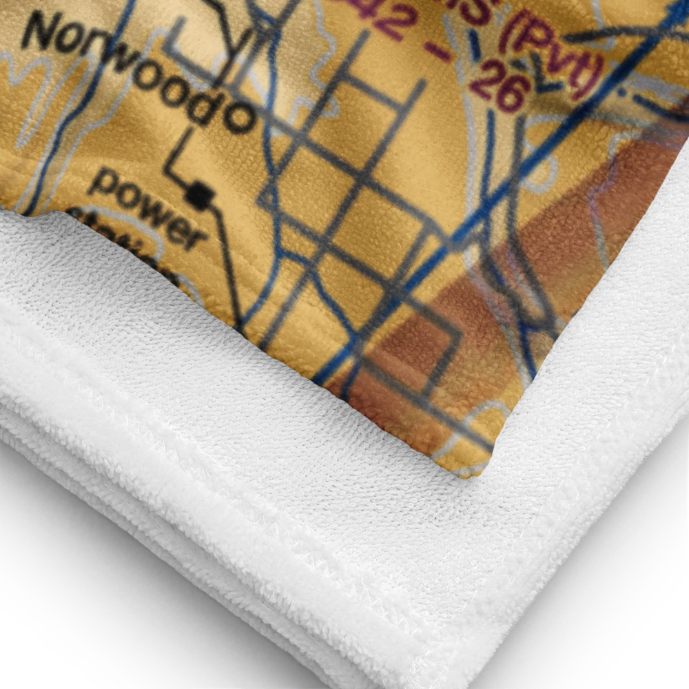 Hopkins Field (AIB) VFR Sectional Towel 