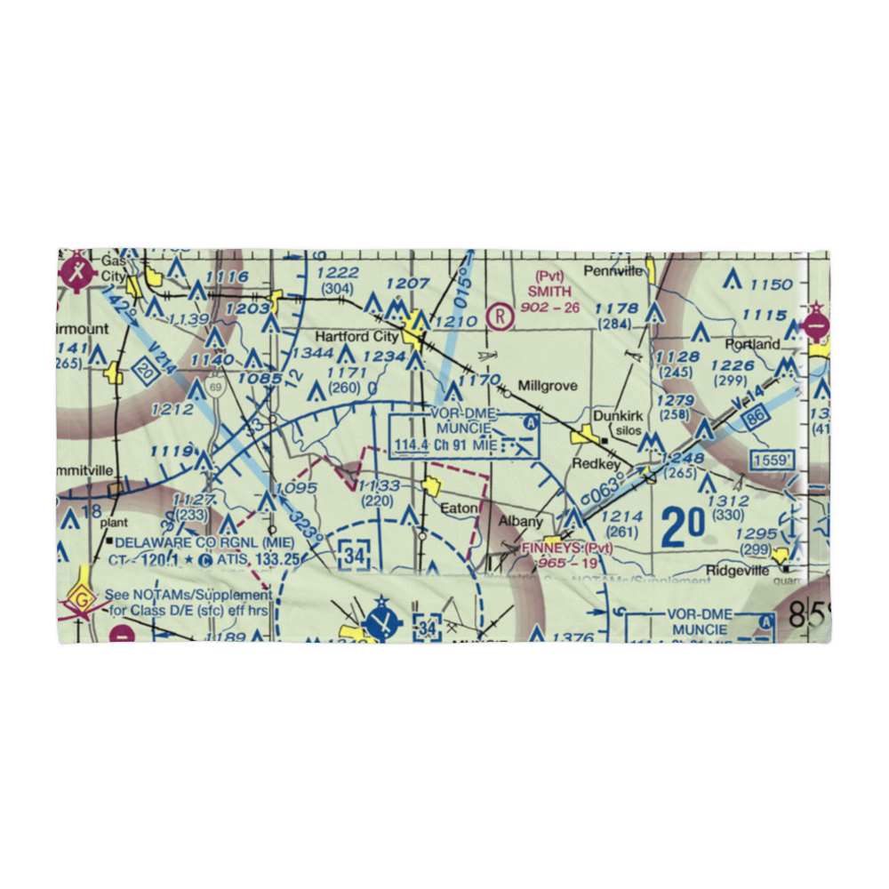 Horizon Field (IN63) VFR Sectional Towel 