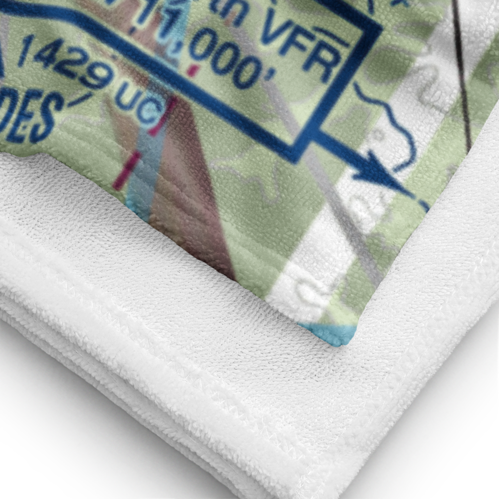 Hornady Ranch Airport (TX21) VFR Sectional Towel 