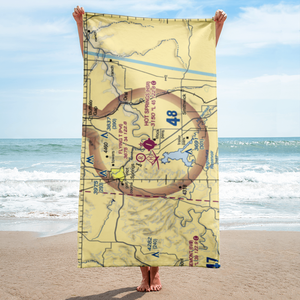 Hot Springs Municipal Airport (HSR) VFR Sectional Towel