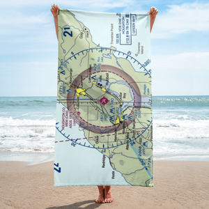 Houghton County Memorial Airport (CMX) VFR Sectional Towel