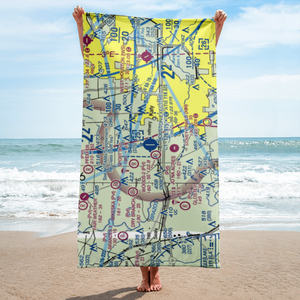 Houston Executive Airport (TME) VFR Sectional Towel