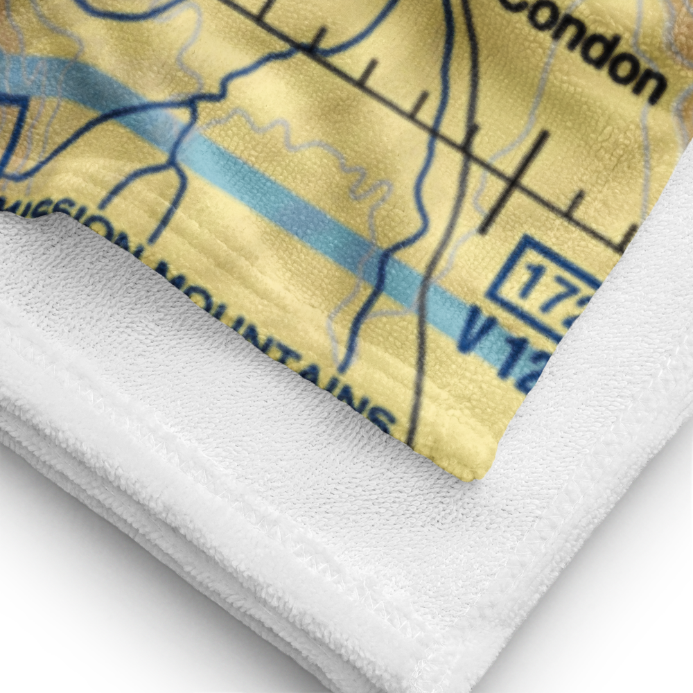 Hoversland Airport (MT19) VFR Sectional Towel 