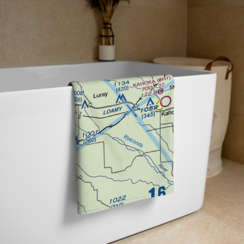 Howard Airport (MO82) VFR Sectional Towel 