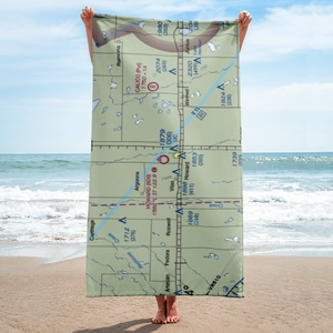 Howard Municipal Airport (8D9) VFR Sectional Towel