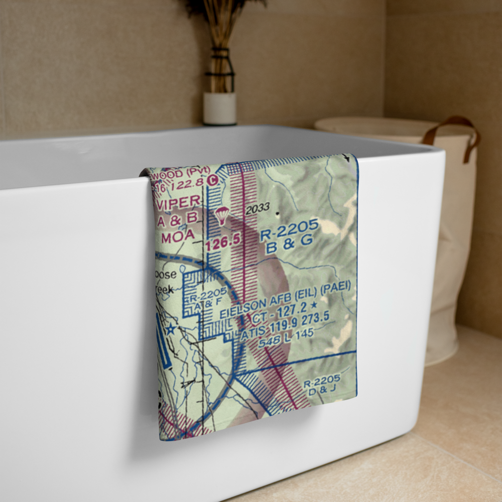 Howards Airport (5AK2) VFR Sectional Towel 