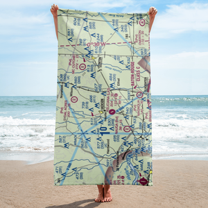 Howell 1 Airport (2LA6) VFR Sectional Towel