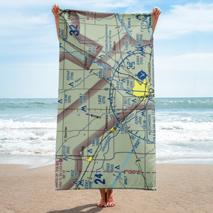 Huey Airport (1KS0) VFR Sectional Towel