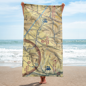 Hungry Ridge Ranch Airport (37ID) VFR Sectional Towel