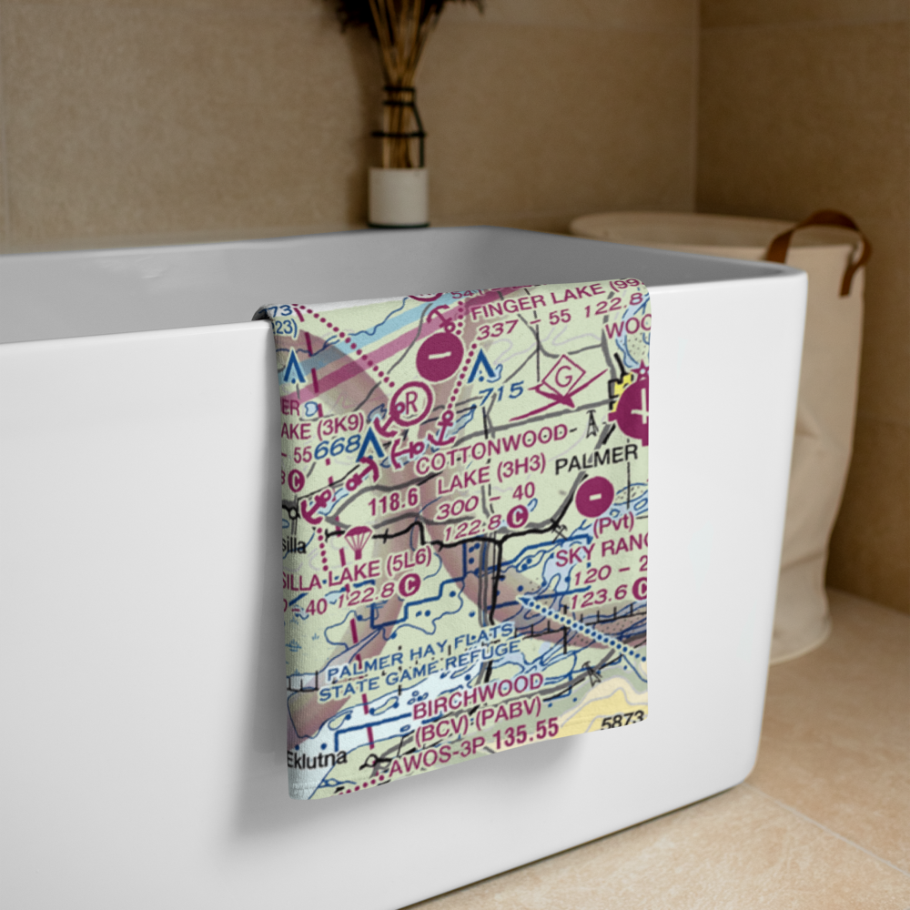 Hunt Strip (10AK) VFR Sectional Towel 