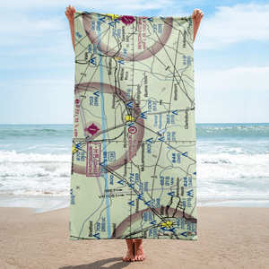 Huntingdon Airport (TN16) VFR Sectional Towel