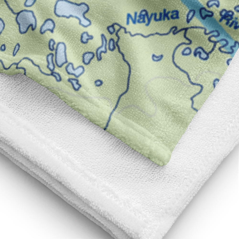 Huslia Airport (HLA) VFR Sectional Towel 