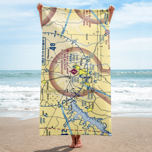 Hutchinson County Airport (BGD) VFR Sectional Towel