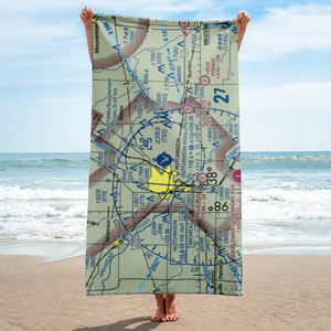 Hutchinson Municipal Airport (HUT) VFR Sectional Towel