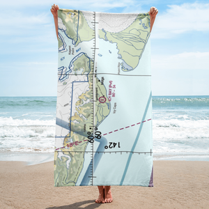 Icy Bay Airport (19AK) VFR Sectional Towel