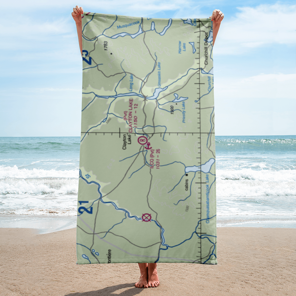 Ilco Landing Area Seaplane Base (ME04) VFR Sectional Towel 