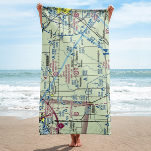 Illinois Valley Parachute Club Airport (81IL) VFR Sectional Towel