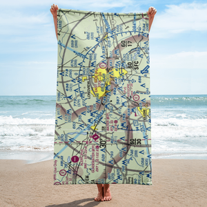 In The Trenches Airport (XS02) VFR Sectional Towel