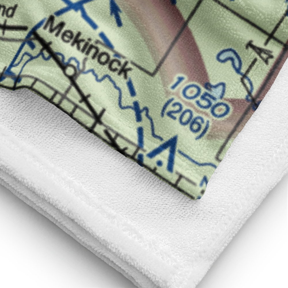 Inkster Airport (ND24) VFR Sectional Towel 