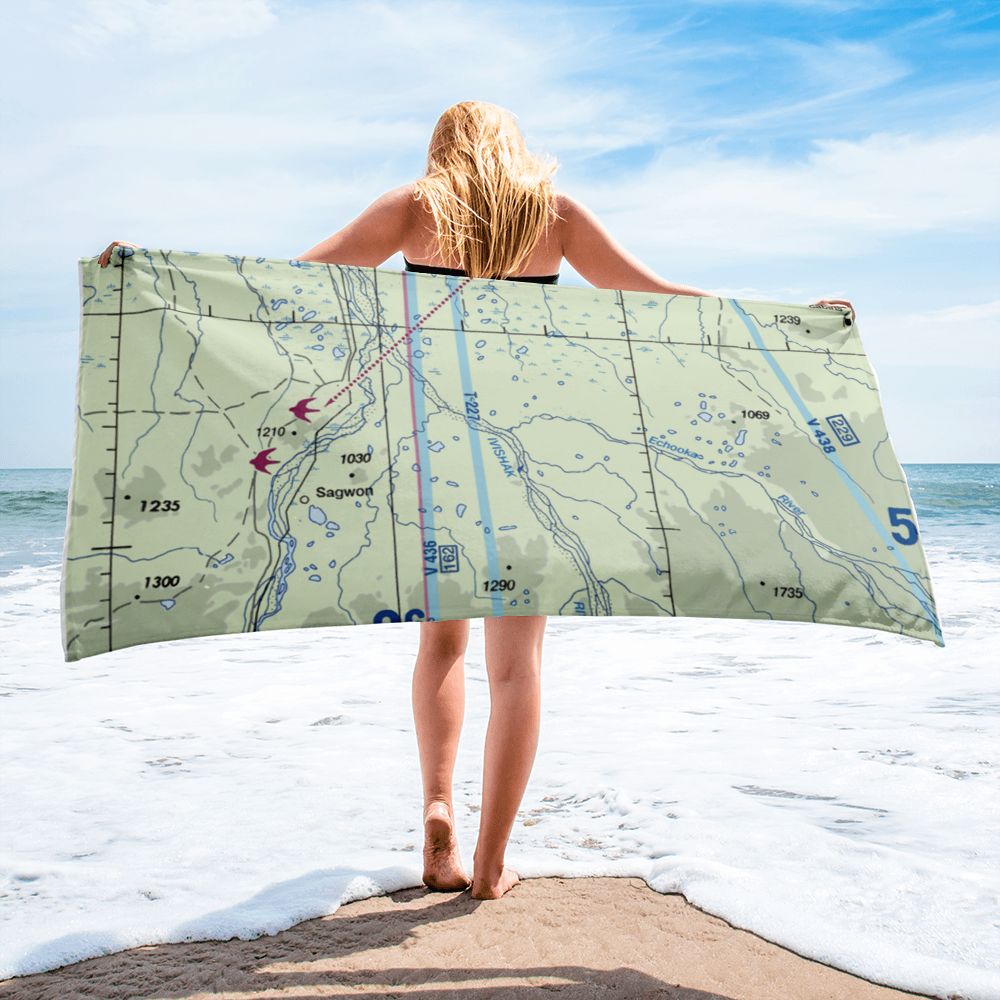 Ivishak Airport (IVH) VFR Sectional Towel 