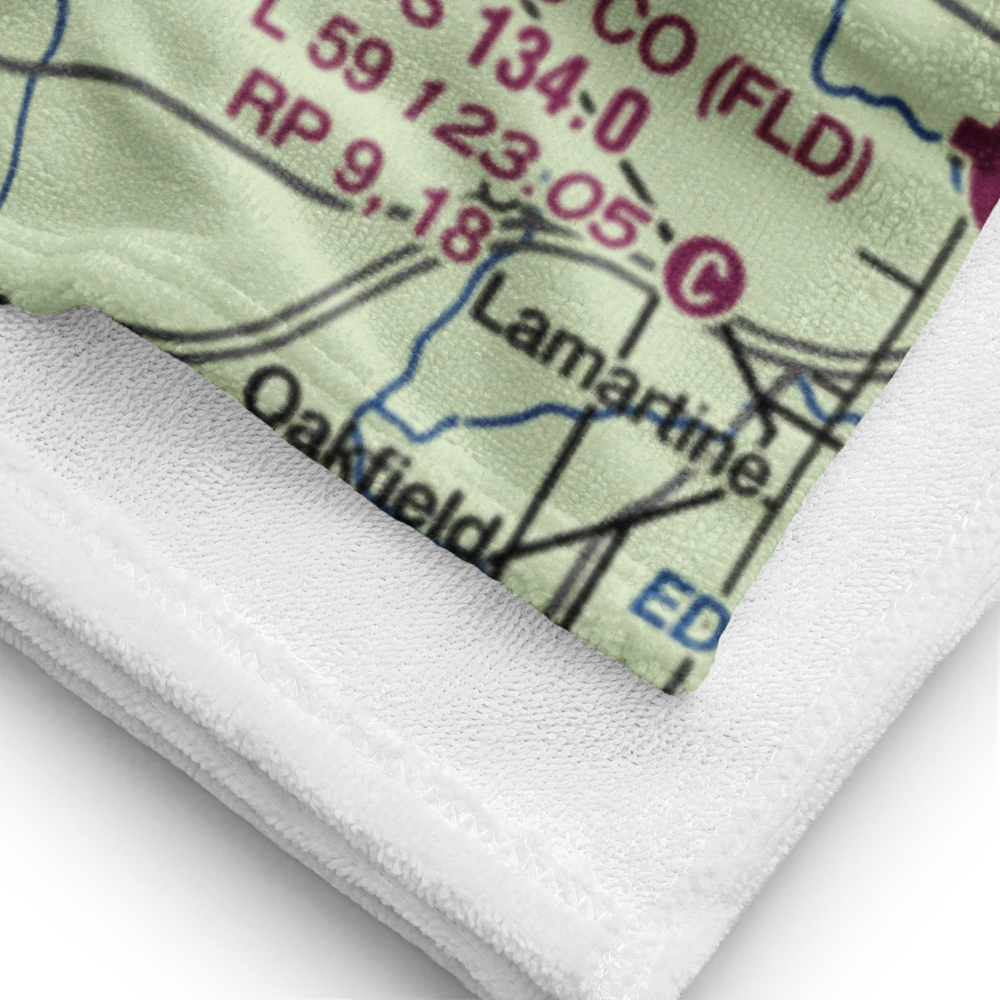 J & L Aviation Airport (WS46) VFR Sectional Towel 