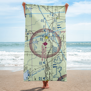 J Lynn Helms Sevier County Airport (DEQ) VFR Sectional Towel
