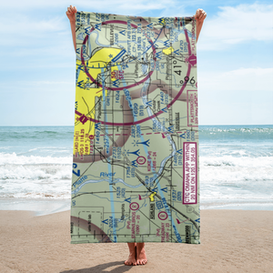 J&J Airport (72NE) VFR Sectional Towel