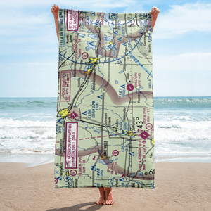 J-3 Cub Field (66WI) VFR Sectional Towel