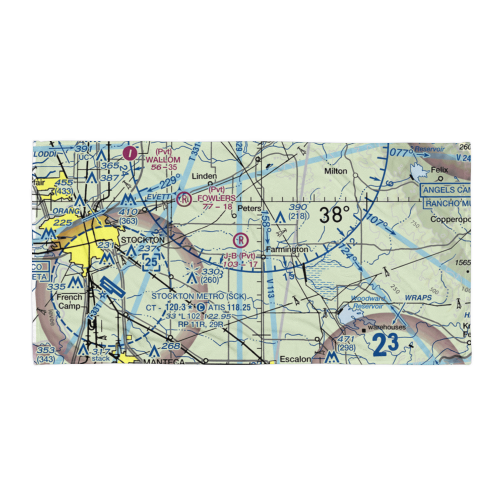 J-B Airport (CN29) VFR Sectional Towel 
