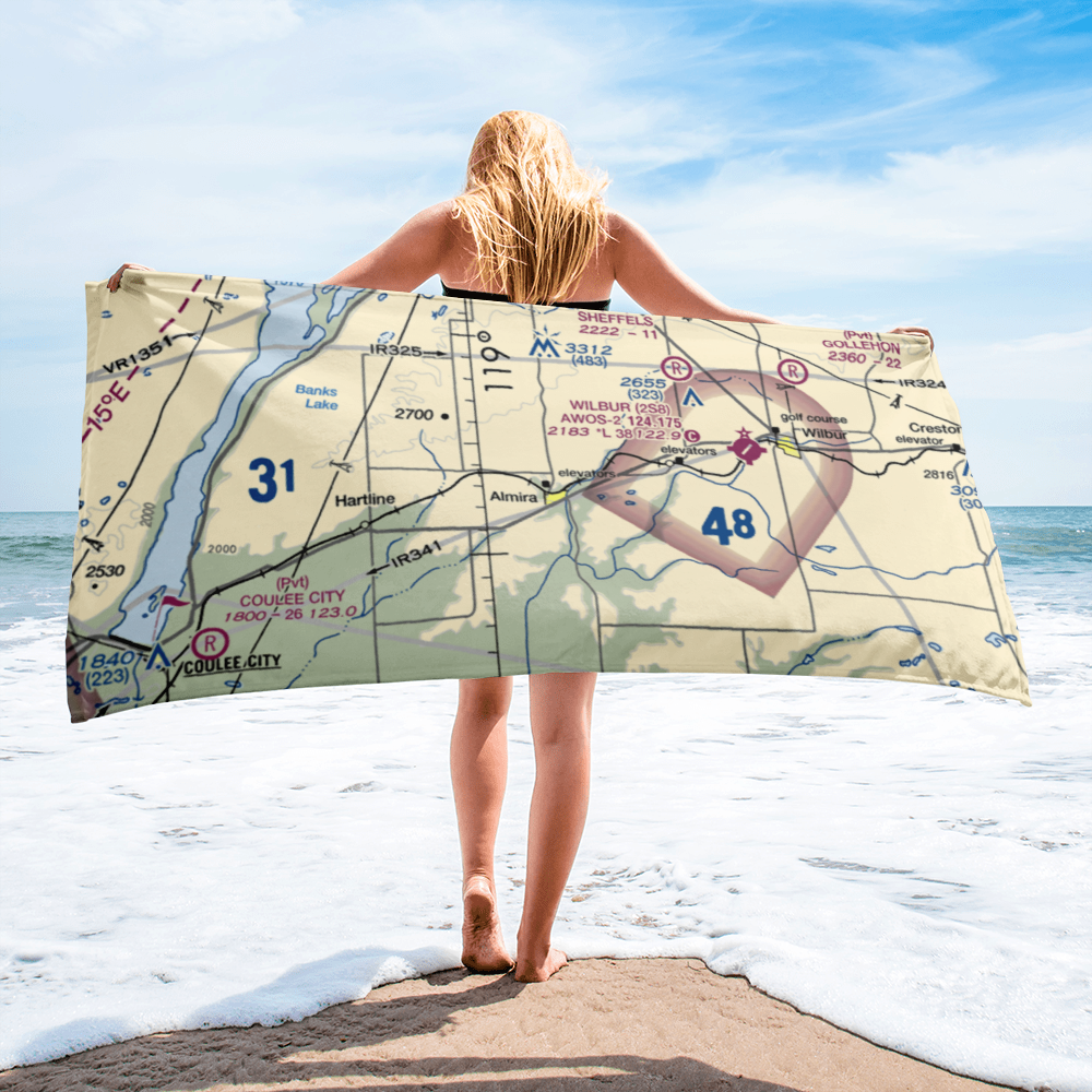 J-Z Airport (1W0) VFR Sectional Towel 