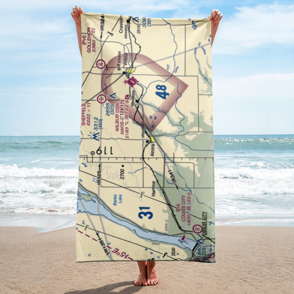 J-Z Airport (1W0) VFR Sectional Towel 