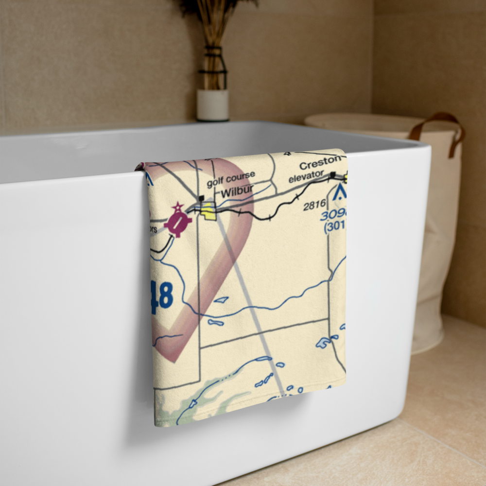 J-Z Airport (1W0) VFR Sectional Towel 