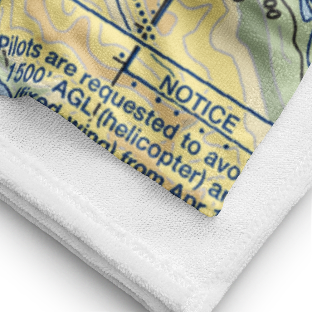 Jack Fish Landing Airport (7AK4) VFR Sectional Towel 