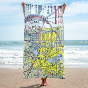 Jacksonville Executive at Craig Airport (CRG) VFR Sectional Towel