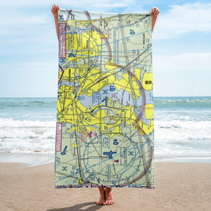 Jacksonville Naval Air Station (Towers Field) (NIP) VFR Sectional Towel