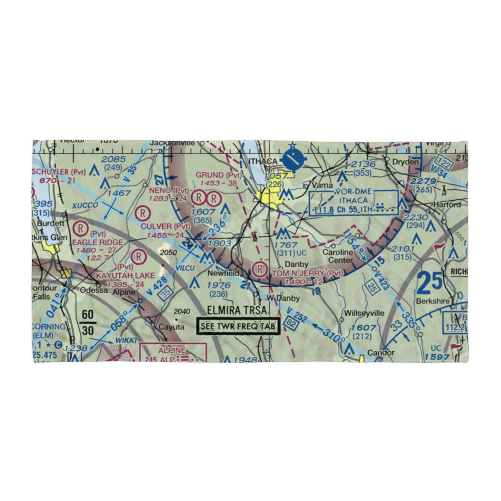 James Henion Private Field (NK72) VFR Sectional Towel 