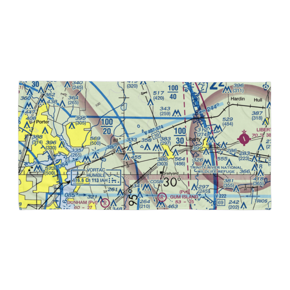 Jamison Airstrip (4TE6) VFR Sectional Towel 