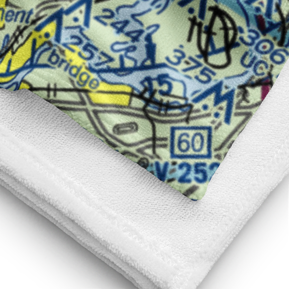 Jarrett Airport (5PN7) VFR Sectional Towel 