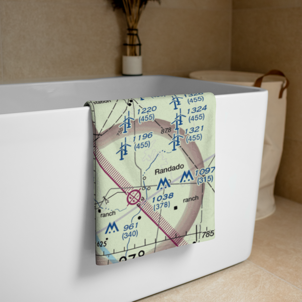 Jennings Ranch Airport (US-0156) VFR Sectional Towel 