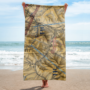 Jerry Creek Airport (MT14) VFR Sectional Towel