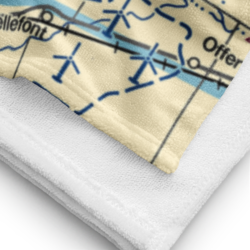 Jetmore Municipal Airport (K79) VFR Sectional Towel 