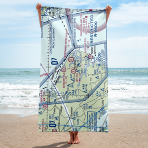 Jett Airpark (2VA1) VFR Sectional Towel