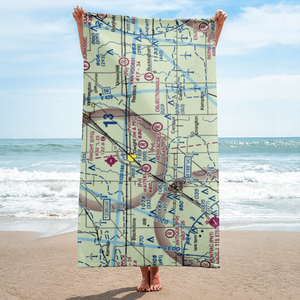 Jim & Peg Airport (61IS) VFR Sectional Towel